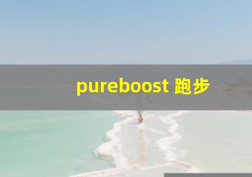 pureboost 跑步